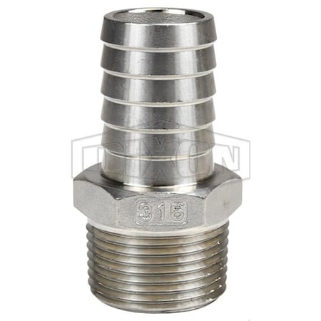 Dixon 1 in HOSE x 1 in MALE NPT INSERT 316 SS CAST 1021616SS